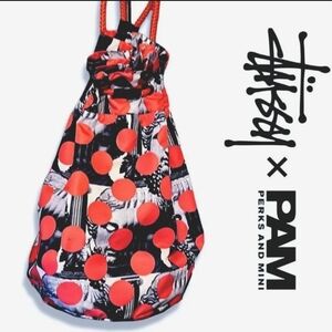 Stussy x PAM 2011 Capsule collection Polka Dot RARE Sling Bag Multicolor New Tag
